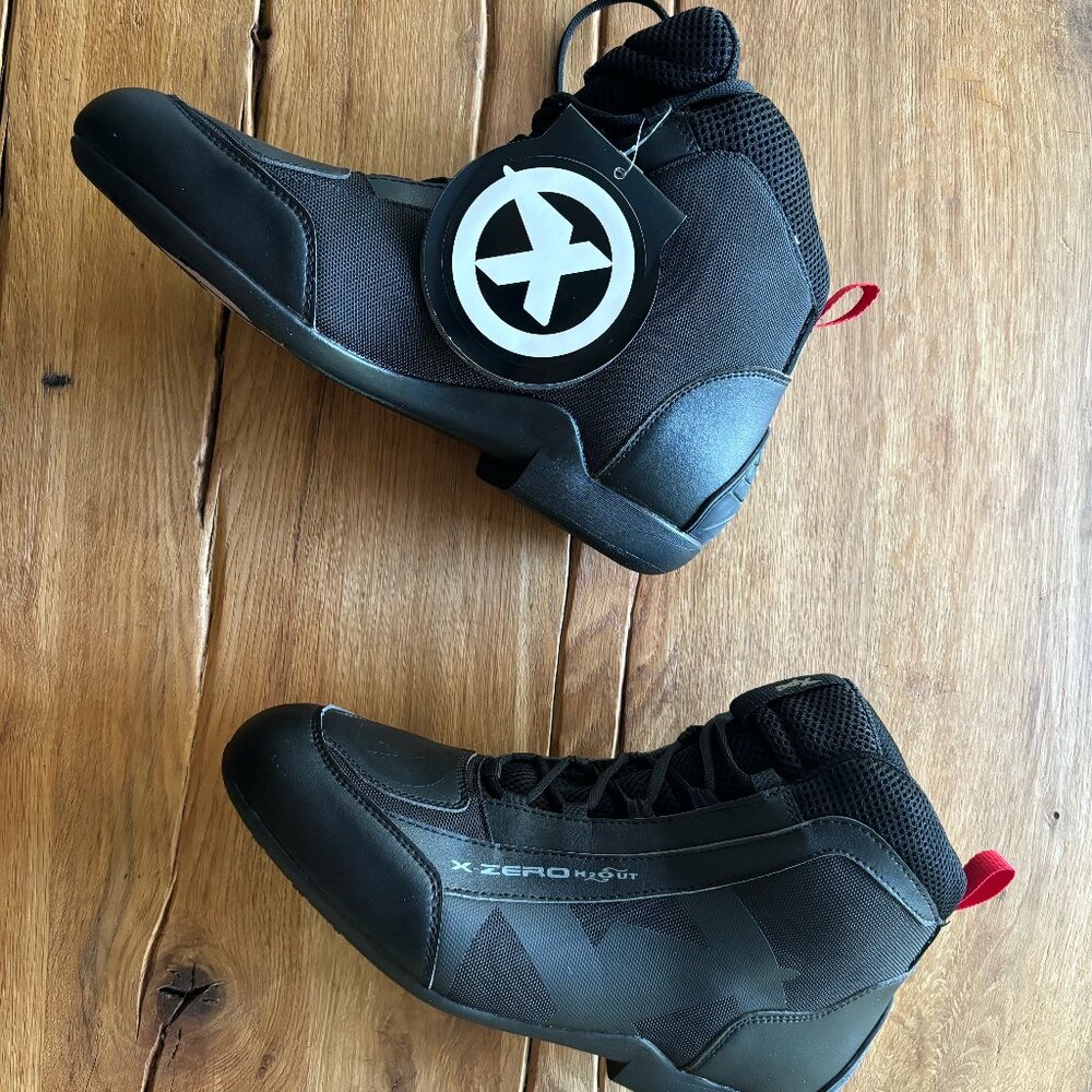 XPD X-Zero H2Out Moto Boots Size 11/12